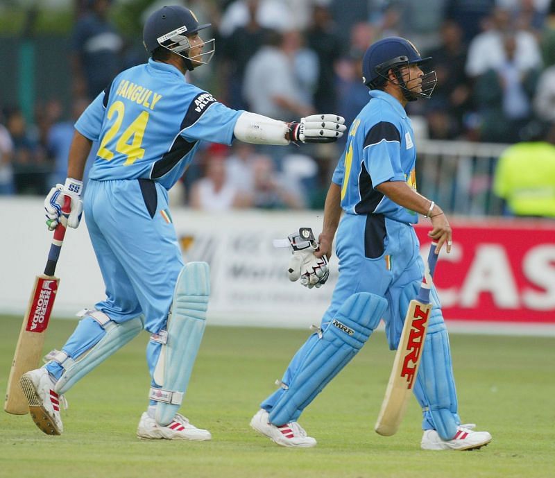 Sourav Ganguly and Sachin Tendulkar